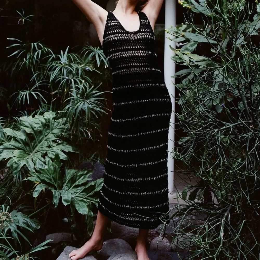 Zara Beaded Croquet Dress